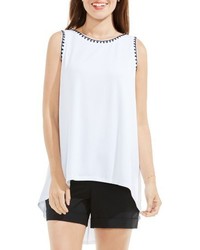 Vince Camuto Embroidered Highlow Top