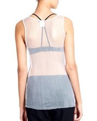 Ann Demeulemeester Embroidered Tulle Top