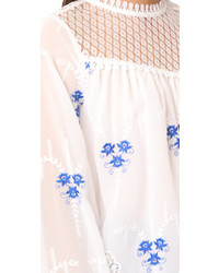 Endless Rose Flower Embroidered Top
