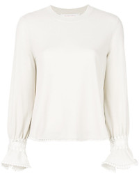 See by Chloe See By Chlo Embroidered Flared Blouse