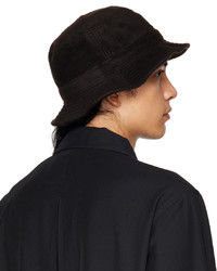 Needles Black Embroidered Bucket Hat