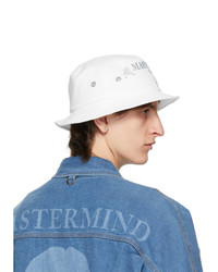 Mastermind World White Embroidered Bucket Hat