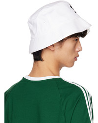 adidas Originals White Trefoil Bucket Hat
