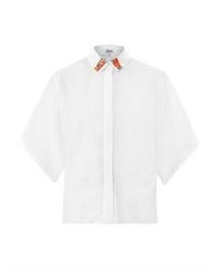 Kenzo Embroidered Collar Cotton Shirt