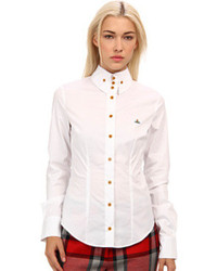Vivienne Westwood Red Label Classic Cotton Blouse Long Sleeve Button U