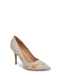 Linea Paolo Paisley Embroidered Pump