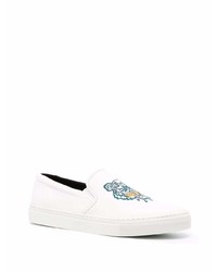 Kenzo Logo Embroidered Sneakers