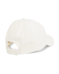 Moncler Embroidered Cotton Twill Baseball Cap