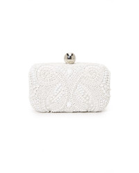 Santi Box Clutch With Embroidered Beading