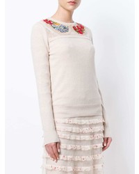 RED Valentino Embroidered Jumper