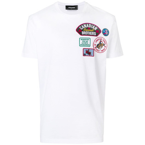 DSQUARED2 Canadian Brothers T Shirt, $304 | farfetch.com | Lookastic