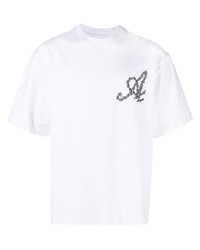 Axel Arigato Chain Signature Embroidered T Shirt