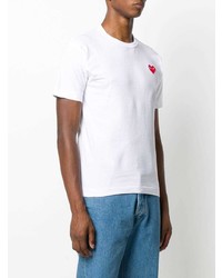 Comme Des Garcons Play Comme Des Garons Play Applique Logo T Shirt