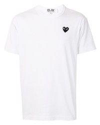 Comme Des Garcons Play Comme Des Garons Play Embroidered Logo T Shirt