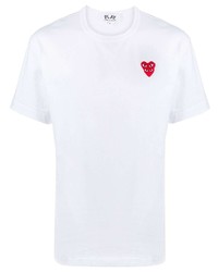 Comme Des Garcons Play Comme Des Garons Play Heart Logo Print T Shirt