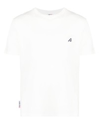 AUTRY Cotton Embroidered Logo T Shirt