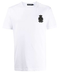 Dolce & Gabbana Crest Logo Patch T Shirt