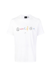 Ps By Paul Smith Doodle Embroidered T Shirt