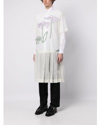 Simone Rocha Embroidered Cut Out T Shirt