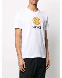 Versace Embroidered Detail T Shirt