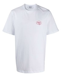 MSGM Embroidered Dreamer T Shirt