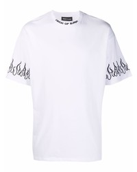 Vision Of Super Embroidered Flame T Shirt