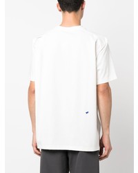 Ader Error Embroidered Logo Cotton Blend T Shirt
