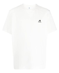 Ader Error Embroidered Logo Cotton Blend T Shirt