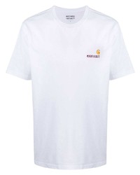 Carhartt WIP Embroidered Logo Cotton T Shirt