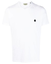Corneliani Embroidered Logo Cotton T Shirt