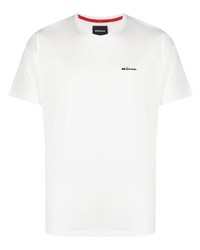 Kiton Embroidered Logo Cotton T Shirt
