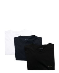 BOSS Embroidered Logo Cotton T Shirt Set