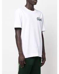 Lacoste Embroidered Logo Crew Neck T Shirt