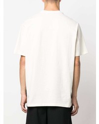 MSGM Embroidered Logo Detail T Shirt