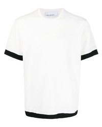 Neil Barrett Embroidered Logo Fine Ribbed T Shirt