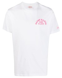 MC2 Saint Barth Embroidered Logo Organic Cotton T Shirt