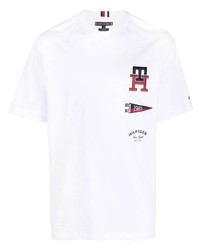 Tommy Hilfiger Embroidered Logo Print T Shirt