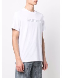 Sandro Embroidered Logo T Shirt