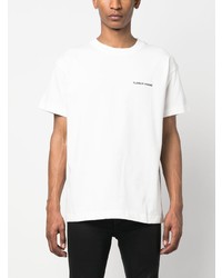 Flaneur Homme Embroidered Logo T Shirt