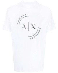 Armani Exchange Embroidered Logo T Shirt