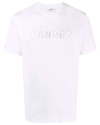 Sandro Embroidered Logo T Shirt