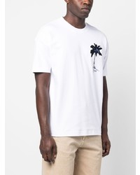 BOSS Embroidered Motif Cotton T Shirt