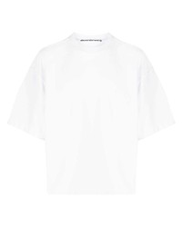 Alexander Wang Embroidered Motif Cotton T Shirt