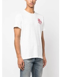 rag & bone Embroidered Motif Short Sleeve T Shirt