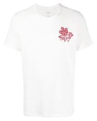 rag & bone Embroidered Motif Short Sleeve T Shirt