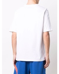 Moschino Embroidered Organic Cotton T Shirt