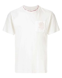 Kent & Curwen Embroidered Rose Patch T Shirt