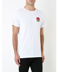 Kent & Curwen Embroidered Rose T Shirt