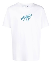 Off-White Embroidered T Shirt