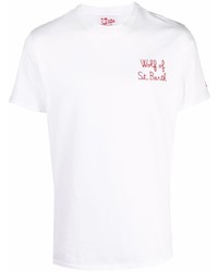 MC2 Saint Barth Embroidered Text T Shirt